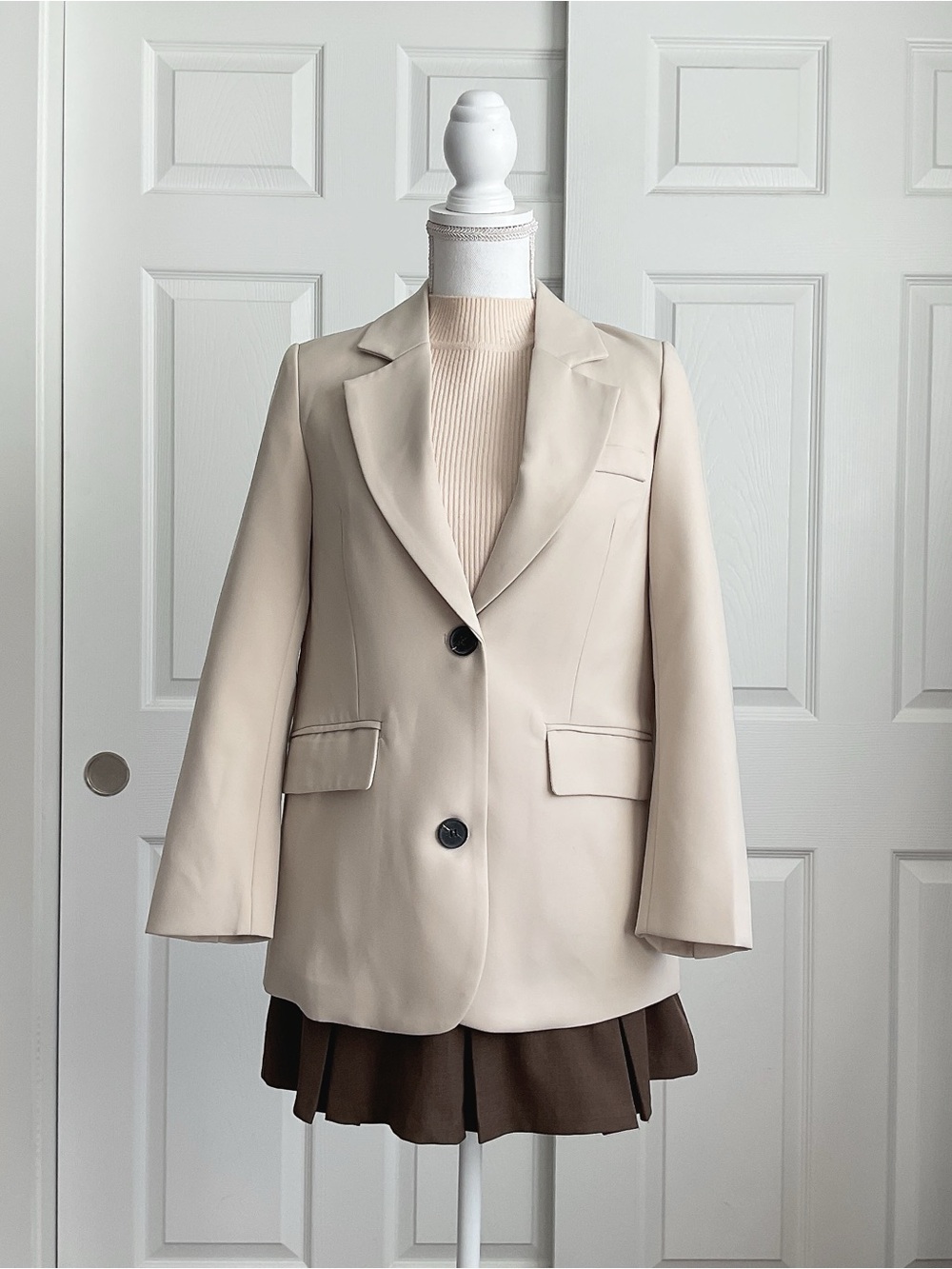 Beige blazer by J.ing